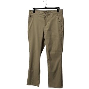 Weatherproof Vintage Men Tech Pants 36x32 Brown Khaki Stretch Lightweight